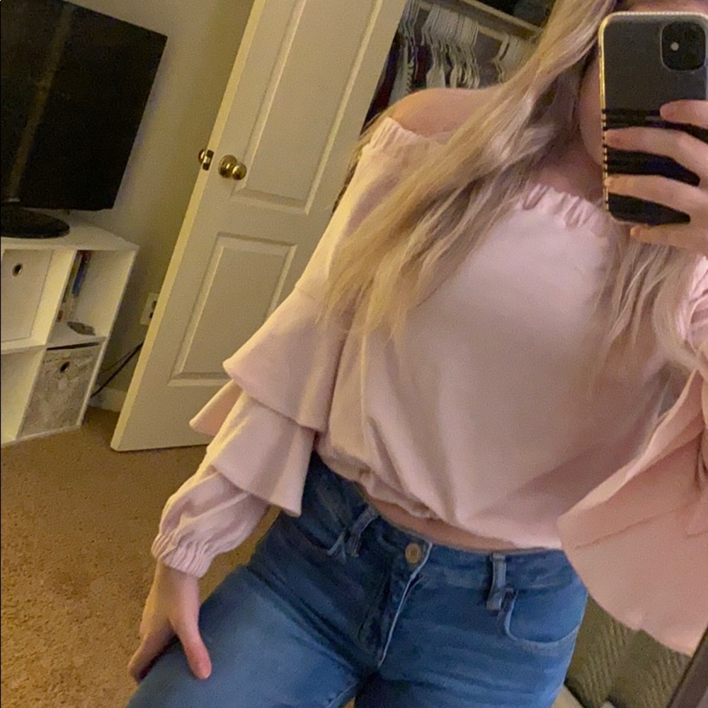 ruffled top